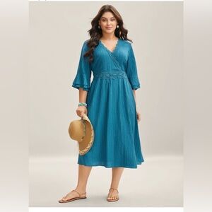 Bloomchic 26 teal Dress